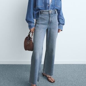 Catherine Culotte High Rise Wide Leg Jeans